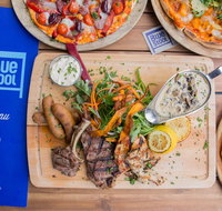 Blue Stool - Book Restaurant