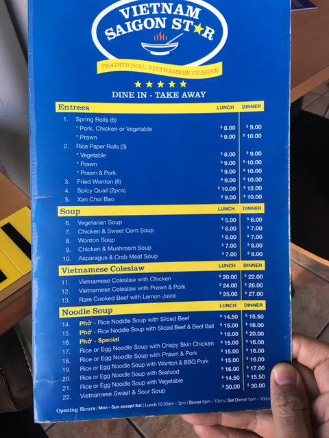 Vietnamese Saigon Star - Book Restaurant 23