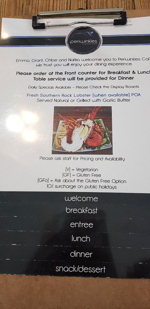 Periwinkles Cafe - Book Restaurant 9