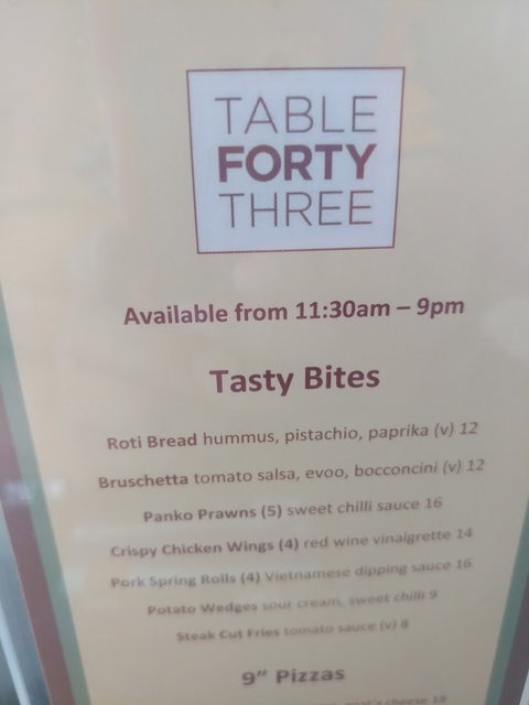 Table Forty Three - Book Restaurant 2