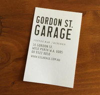 Gordon St Garage - Book Restaurant