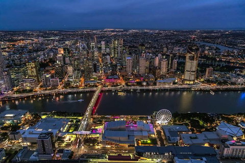 Brisbane City - Private Helicopter Sunset Flight - 25min - Book Restaurant 5