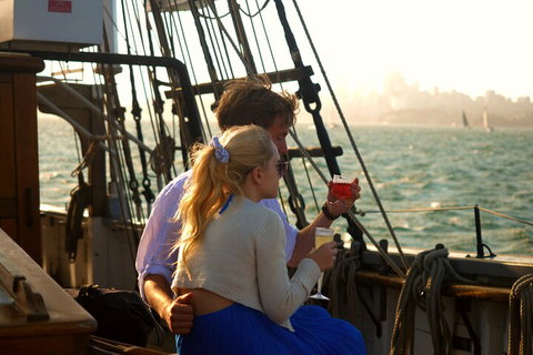 Sydney Harbour Tall Ship Wine & Canapes Evening Cruise - Book Restaurant 1
