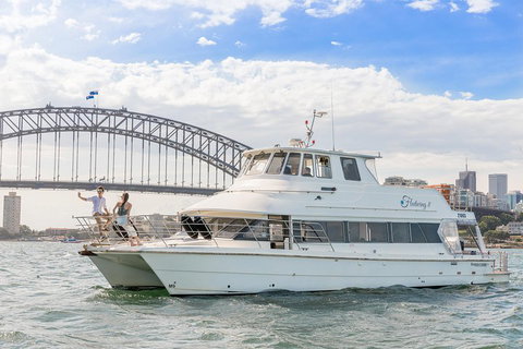 Vivid 90-Minute Sydney Harbour Intimate Catamaran Cruise With Canapes - Book Restaurant 1