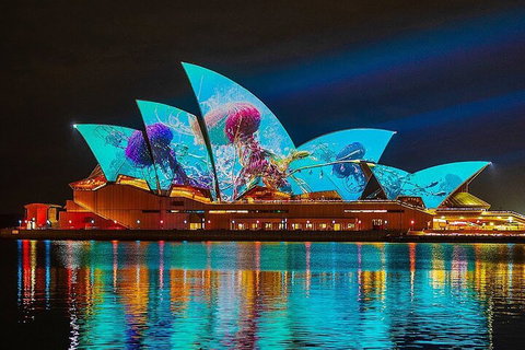 Vivid 90-Minute Sydney Harbour Intimate Catamaran Cruise With Canapes - Book Restaurant 2