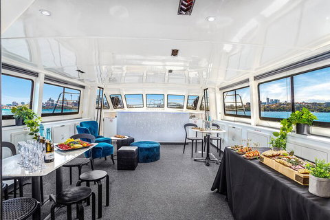 Vivid 90-Minute Sydney Harbour Intimate Catamaran Cruise With Canapes - Book Restaurant 5